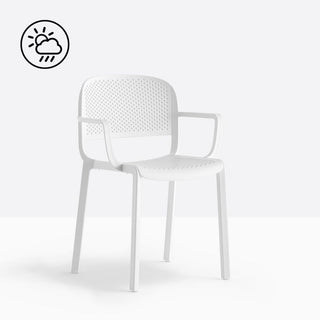 Pedrali Dome 266 sedia con braccioli traforata per esterno - Acquista ora su ShopDecor - Scopri i migliori prodotti firmati PEDRALI design