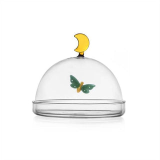 Ichendorf Garden Picnic cupola con piatto farfalla e luna diam. 14 cm. by Alessandra Baldereschi - Acquista ora su ShopDecor - Scopri i migliori prodotti firmati ICHENDORF design