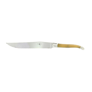 Forge de Laguiole Tradition coltello pane con manico in corno Bianco - Acquista ora su ShopDecor - Scopri i migliori prodotti firmati FORGE DE LAGUIOLE design