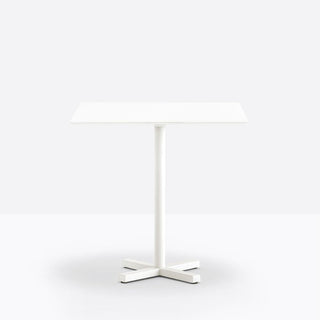 Pedrali Bold 4750 tavolo H.73 cm. con piano in stratificato bianco 70x70 cm. outdoor Acquista i prodotti di PEDRALI su Shopdecor