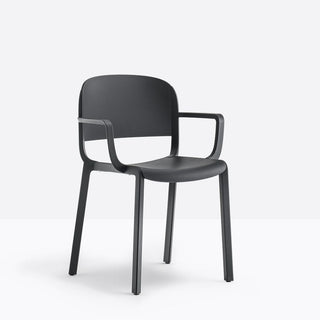 Pedrali Dome 265 sedia con braccioli per esterno Nero - Acquista ora su ShopDecor - Scopri i migliori prodotti firmati PEDRALI design