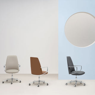 Pedrali Elinor 3755 sedia girevole imbottita con braccioli - Acquista ora su ShopDecor - Scopri i migliori prodotti firmati PEDRALI design