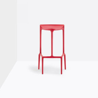 Pedrali Happy 490 sgabello in plastica con seduta H.75 cm. Pedrali Rosso RO400E - Acquista ora su ShopDecor - Scopri i migliori prodotti firmati PEDRALI design