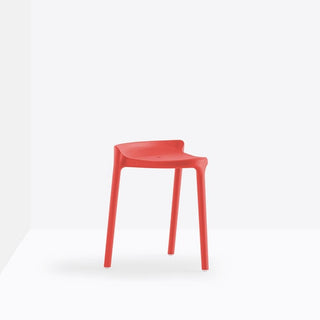 Pedrali Happy 491 sgabello in plastica con seduta H.45 cm. Pedrali Rosso RO400E - Acquista ora su ShopDecor - Scopri i migliori prodotti firmati PEDRALI design