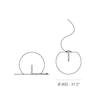 Pedrali Happy Apple 330E lampada da terra bianca outdoor - Acquista ora su ShopDecor - Scopri i migliori prodotti firmati PEDRALI design