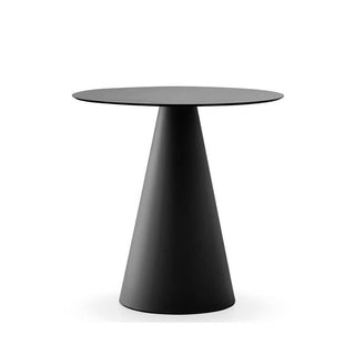 Pedrali Ikon 865 tavolo con piano stratificato diam.70 cm. Nero - Acquista ora su ShopDecor - Scopri i migliori prodotti firmati PEDRALI design