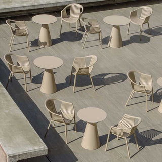 Pedrali Ikon 865 tavolo con piano stratificato diam.70 cm. - Acquista ora su ShopDecor - Scopri i migliori prodotti firmati PEDRALI design