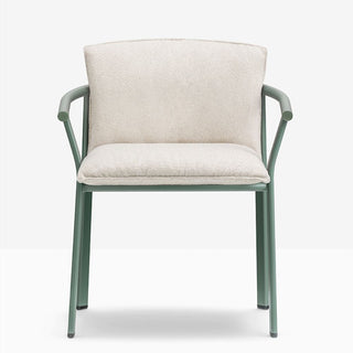 Pedrali Lamorisse 3684 sedia in alluminio con cuscino Pedrali Verde VE600E - Acquista ora su ShopDecor - Scopri i migliori prodotti firmati PEDRALI design