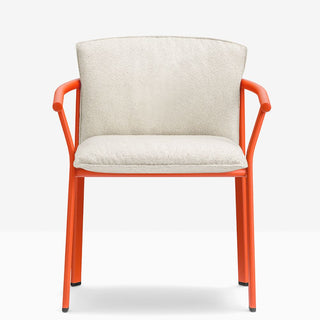 Pedrali Lamorisse 3684 sedia in alluminio con cuscino Pedrali Arancio AR400E - Acquista ora su ShopDecor - Scopri i migliori prodotti firmati PEDRALI design