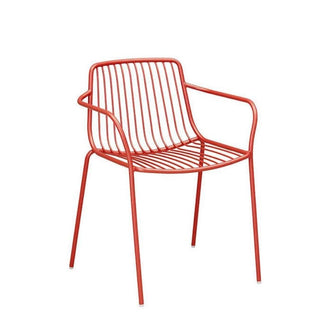 Pedrali Nolita 3655 sedia da giardino con braccioli e schienale basso Pedrali Rosso RO200 - Acquista ora su ShopDecor - Scopri i migliori prodotti firmati PEDRALI design