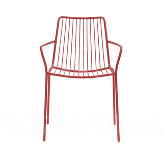 Pedrali Nolita 3656 sedia da giardino con braccioli e schienale alto Pedrali Rosso RO200 - Acquista ora su ShopDecor - Scopri i migliori prodotti firmati PEDRALI design