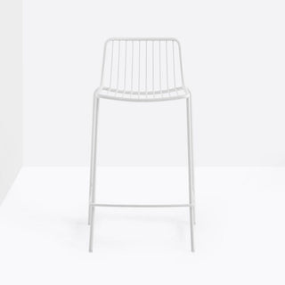 Pedrali Nolita 3658 sgabello da giardino con seduta H.75 cm. Bianco - Acquista ora su ShopDecor - Scopri i migliori prodotti firmati PEDRALI design