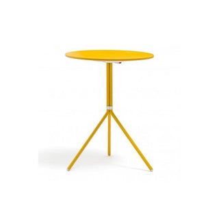 Pedrali Nolita 5453 tavolo fisso H.72 cm. con piano diam.60 cm. Pedrali Giallo GI100E - Acquista ora su ShopDecor - Scopri i migliori prodotti firmati PEDRALI design