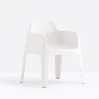 Pedrali Plus 630 sedia lounge con braccioli da giardino Bianco - Acquista ora su ShopDecor - Scopri i migliori prodotti firmati PEDRALI design