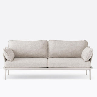 Pedrali Reva Twist divano a tre posti con cuscini laterali per esterni - Acquista ora su ShopDecor - Scopri i migliori prodotti firmati PEDRALI design