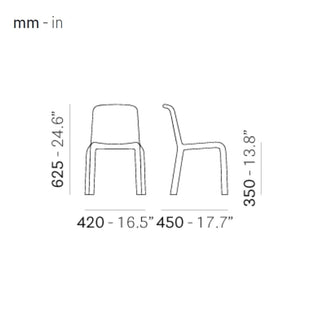 Pedrali Snow Junior 303 sedia in plastica per bambini - Acquista ora su ShopDecor - Scopri i migliori prodotti firmati PEDRALI design