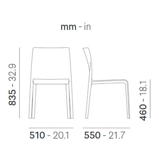 Pedrali Volt HB 673 sedia outdoor - Acquista ora su ShopDecor - Scopri i migliori prodotti firmati PEDRALI design