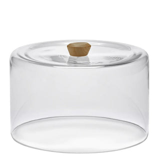 Serax Dune Glass Dome cupola in vetro con pomolo in legno diam. 30.5 cm. Frassino Naturale - Acquista ora su ShopDecor - Scopri i migliori prodotti firmati SERAX design