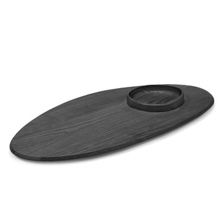 Serax Dune Platter with Bowl - tagliere con ciotola Nero 81 cm - Acquista ora su ShopDecor - Scopri i migliori prodotti firmati SERAX design