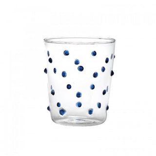 Zafferano Party Tumbler bicchiere acqua trasparente con pois Zafferano Blu - Acquista ora su ShopDecor - Scopri i migliori prodotti firmati ZAFFERANO design