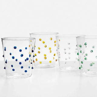 Zafferano Party Tumbler bicchiere acqua trasparente con pois - Acquista ora su ShopDecor - Scopri i migliori prodotti firmati ZAFFERANO design