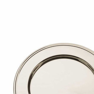 Broggi Classica piatto presentazione con decoro Inglese diam. 32.5 cm. alpacca argentata Acquista i prodotti di BROGGI su Shopdecor