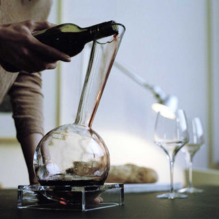 Italesse Vinocchio decanter cc. 1500 con base in vetro trasparente Acquista i prodotti di ITALESSE su Shopdecor