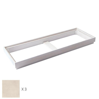 ab+ by Abert Domino set base legno bianco con piastrelle gres Acquista i prodotti di AB+ su Shopdecor