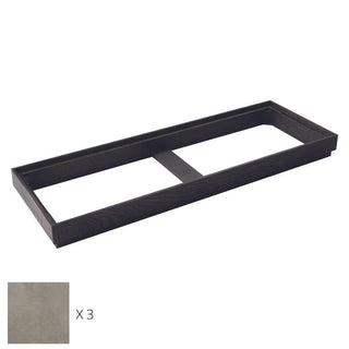 ab+ by Abert Domino set base legno scuro con piastrelle gres Acquista i prodotti di AB+ su Shopdecor