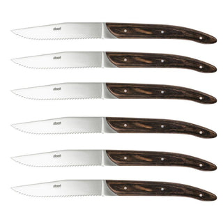 ab+ by Abert Safari set 6 coltelli carne seghettati Acquista i prodotti di AB+ su Shopdecor
