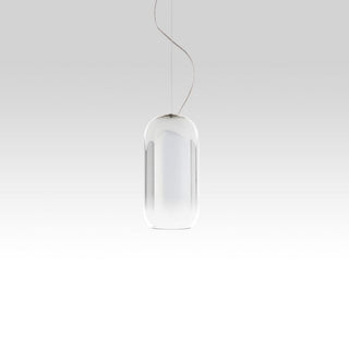 Artemide Gople Mini lampada a sospensione con struttura silver Artemide Gople Argento Acquista i prodotti di ARTEMIDE su Shopdecor