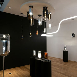 Artemide Gople Mini lampada da tavolo con struttura nera Acquista i prodotti di ARTEMIDE su Shopdecor