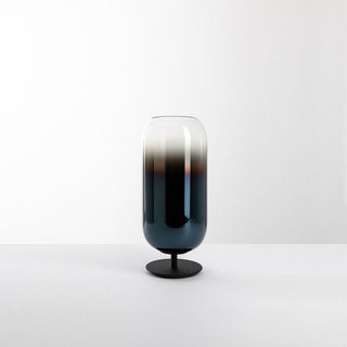 Artemide Gople Mini lampada da tavolo con struttura nera Artemide Gople Blu zaffiro Acquista i prodotti di ARTEMIDE su Shopdecor