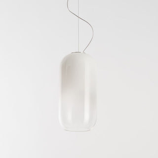 Artemide Gople lampada a sospensione con struttura silver Bianco Acquista i prodotti di ARTEMIDE su Shopdecor