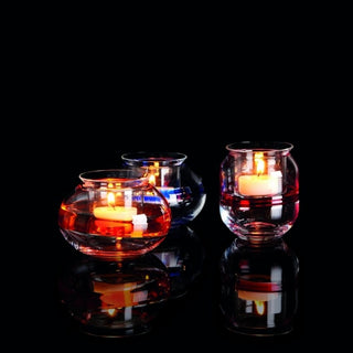 Carlo Moretti Lumina candeliere arancio in vetro di Murano h 10 cm Acquista i prodotti di CARLO MORETTI su Shopdecor