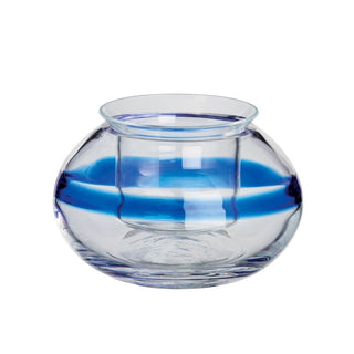 Carlo Moretti Lumino candeliere blu in vetro di Murano h 7.2 cm Acquista i prodotti di CARLO MORETTI su Shopdecor