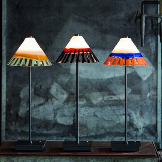 Carlo Moretti Wi-free lampada da tavolo LED riga blu in vetro di Murano - Acquista ora su ShopDecor - Scopri i migliori prodotti firmati CARLO MORETTI design