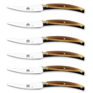 Coltellerie Berti Convivio Nuovo set 6 coltelli tavola 609 cornotech Acquista i prodotti di COLTELLERIE BERTI 1895 su Shopdecor