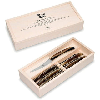 Coltellerie Berti Convivio Nuovo set 6 coltelli tavola 9609 cornotech Acquista i prodotti di COLTELLERIE BERTI 1895 su Shopdecor