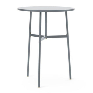 Normann Copenhagen Union tavolo con piano laminato diam.80 cm, h. 105.5 cm e gambe in acciaio - Acquista ora su ShopDecor - Scopri i migliori prodotti firmati NORMANN COPENHAGEN design
