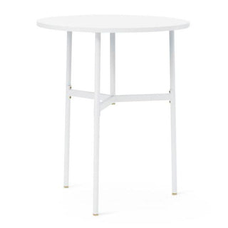 Normann Copenhagen Union tavolo con piano laminato diam.80 cm, h. 95.5 cm e gambe in acciaio - Acquista ora su ShopDecor - Scopri i migliori prodotti firmati NORMANN COPENHAGEN design