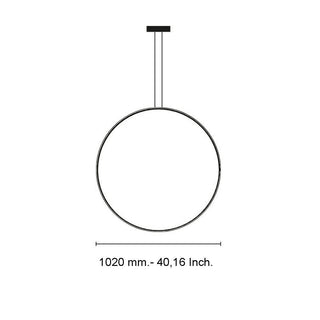 Flos Arrangements Round Large lampada a sospensione LED nero diam. 102 cm. Acquista i prodotti di FLOS su Shopdecor
