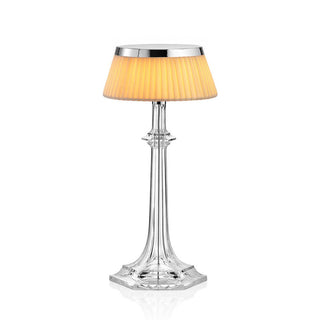 Flos Bon Jour Versailles Small lampada da tavolo Flos Cromo/Tessuto Acquista i prodotti di FLOS su Shopdecor