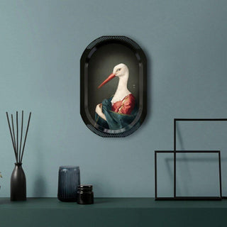 Ibride Galerie de Portraits Madame La Cigogne vassoio/quadro 31x46 cm. - Acquista ora su ShopDecor - Scopri i migliori prodotti firmati IBRIDE design