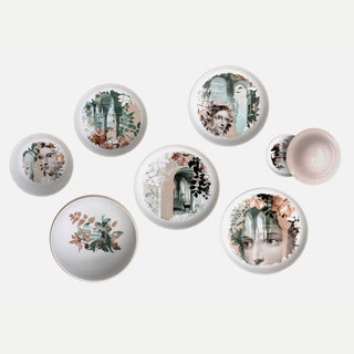 Ibride Faux-Semblants Qing Alhambra set da tavola impilabile 8 pezzi - Acquista ora su ShopDecor - Scopri i migliori prodotti firmati IBRIDE design