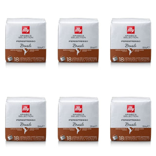 Illy set 6 confezioni caffè in capsule iperespresso Arabica Selection Brasile 18 pz. - Acquista ora su ShopDecor - Scopri i migliori prodotti firmati ILLY design