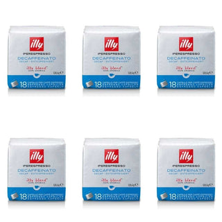 Illy set 6 confezioni caffè in capsule iperespresso decaffeinato 18 pz. - Acquista ora su ShopDecor - Scopri i migliori prodotti firmati ILLY design