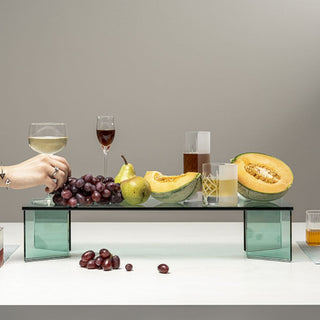 KnIndustrie Variations On The Table centrotavola gastronomico in vetro verde - Acquista ora su ShopDecor - Scopri i migliori prodotti firmati KNINDUSTRIE design