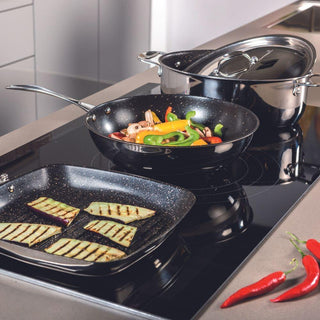Mepra Glamour Stone wok con coperchio diam. 28 cm. - Acquista ora su ShopDecor - Scopri i migliori prodotti firmati MEPRA design