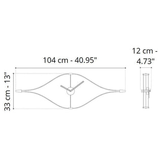 Nomon Mini Look orologio da parete - Acquista ora su ShopDecor - Scopri i migliori prodotti firmati NOMON design